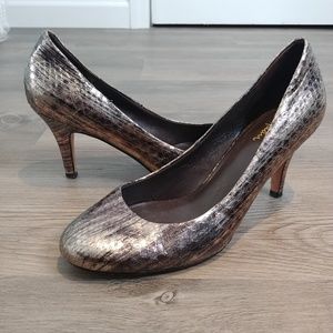 Cole Haan Metallic Low Metallic Pumps